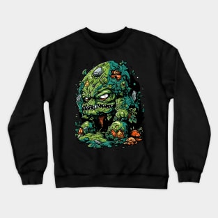 Goblincore Guardian - Mystical Creature Crewneck Sweatshirt